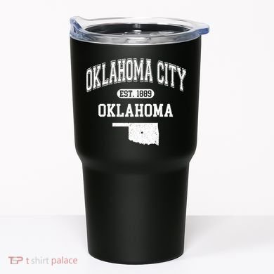 Oklahoma City Oklahoma Est 1889 Varsity Tumbler