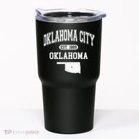 Oklahoma City Oklahoma Est 1889 Varsity Tumbler thumb 0