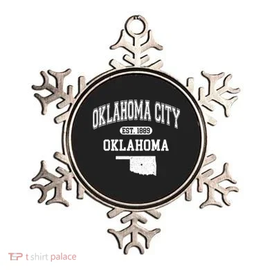 Oklahoma City Oklahoma Est 1889 Varsity Ornament