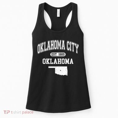Oklahoma City Oklahoma Est 1889 Varsity Women's Tank Top