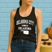 Oklahoma City Oklahoma Est 1889 Varsity Women's Tank Top thumb 2