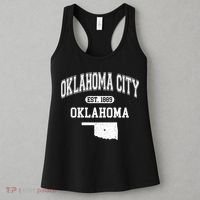 Oklahoma City Oklahoma Est 1889 Varsity Women's Tank Top thumb 3