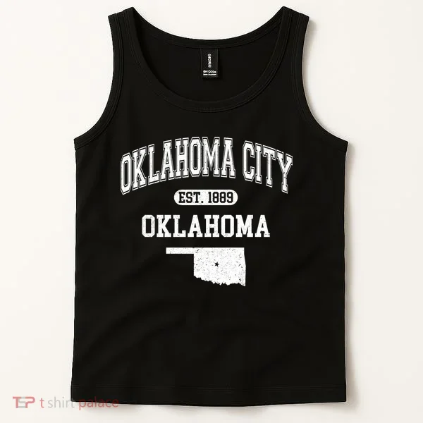Oklahoma City Oklahoma Est 1889 Varsity Tank Top