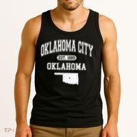 Oklahoma City Oklahoma Est 1889 Varsity Tank Top thumb 3