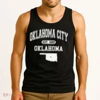 Oklahoma City Oklahoma Est 1889 Varsity Tank Top thumb 3