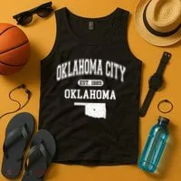 Oklahoma City Oklahoma Est 1889 Varsity Tank Top thumb 4