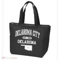 Oklahoma City Oklahoma Est 1889 Varsity Tote Bag thumb 3