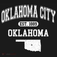 Oklahoma City Oklahoma Est 1889 Varsity Tote Bag thumb 4