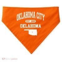 Oklahoma City Oklahoma Est 1889 Varsity USA-Made Doggie Bandana thumb 0