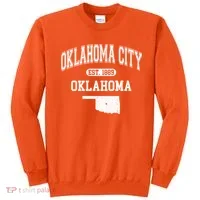 Oklahoma City Oklahoma Est 1889 Varsity Sweatshirt thumb 0
