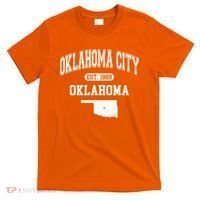 Oklahoma City Oklahoma Est 1889 Varsity T-Shirt thumb 0