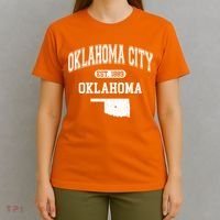 Oklahoma City Oklahoma Est 1889 Varsity T-Shirt thumb 4
