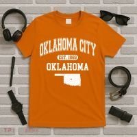 Oklahoma City Oklahoma Est 1889 Varsity T-Shirt thumb 5