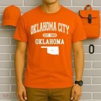 Oklahoma City Oklahoma Est 1889 Varsity T-Shirt thumb 6