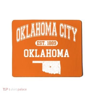 Oklahoma City Oklahoma Est 1889 Varsity Mousepad
