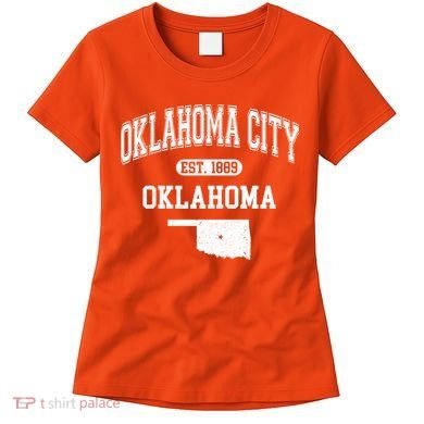 Oklahoma City Oklahoma Est 1889 Varsity Women's T-Shirt