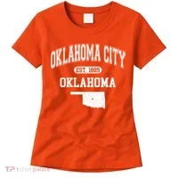 Oklahoma City Oklahoma Est 1889 Varsity Women's T-Shirt thumb 0