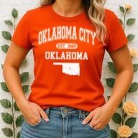 Oklahoma City Oklahoma Est 1889 Varsity Women's T-Shirt thumb 2