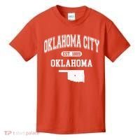 Oklahoma City Oklahoma Est 1889 Varsity Kids T-Shirt thumb 0