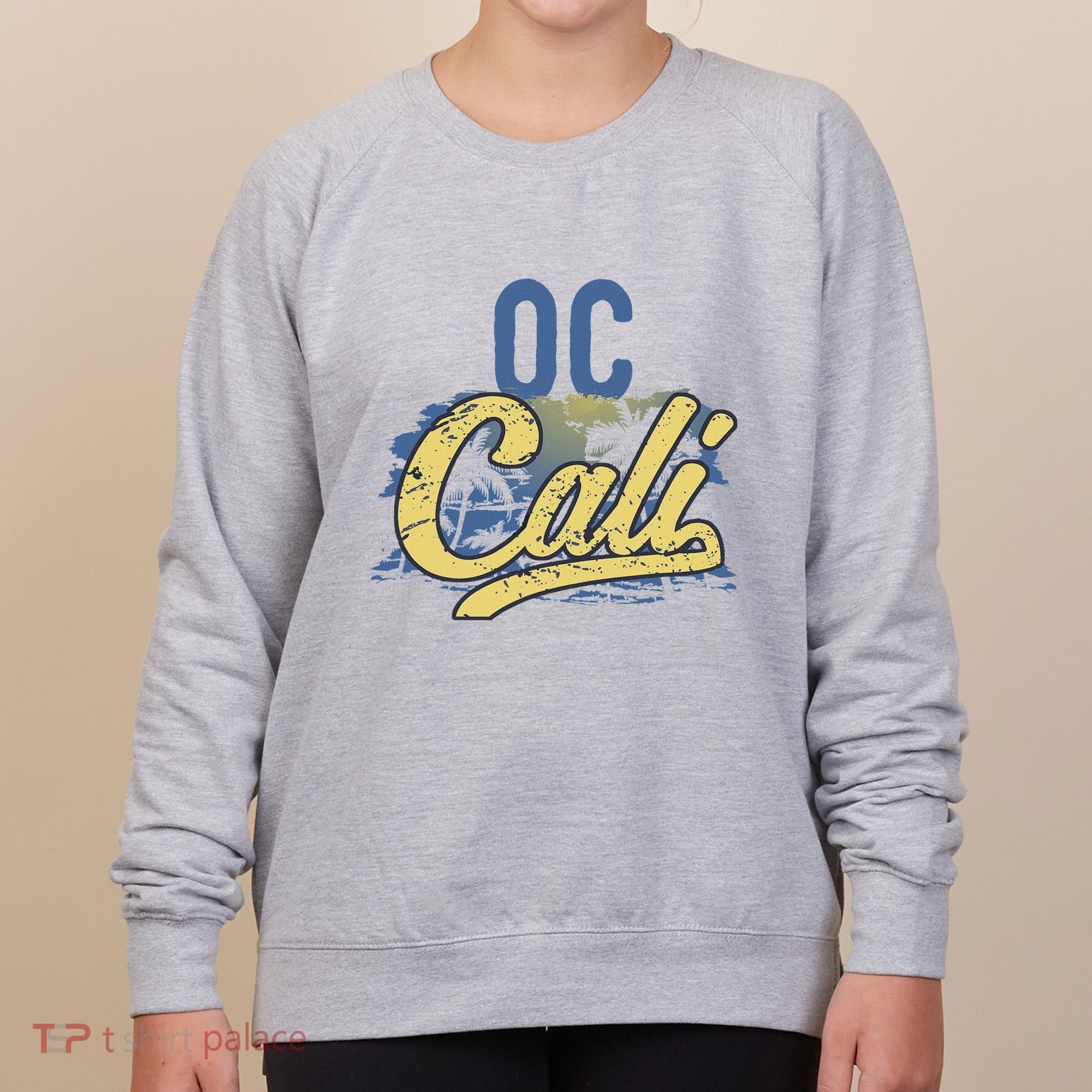 Oc Cali Orange County California Beach Sun Surf Women's Sweatshirt