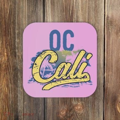 Oc Cali Orange County California Beach Sun Surf Coaster