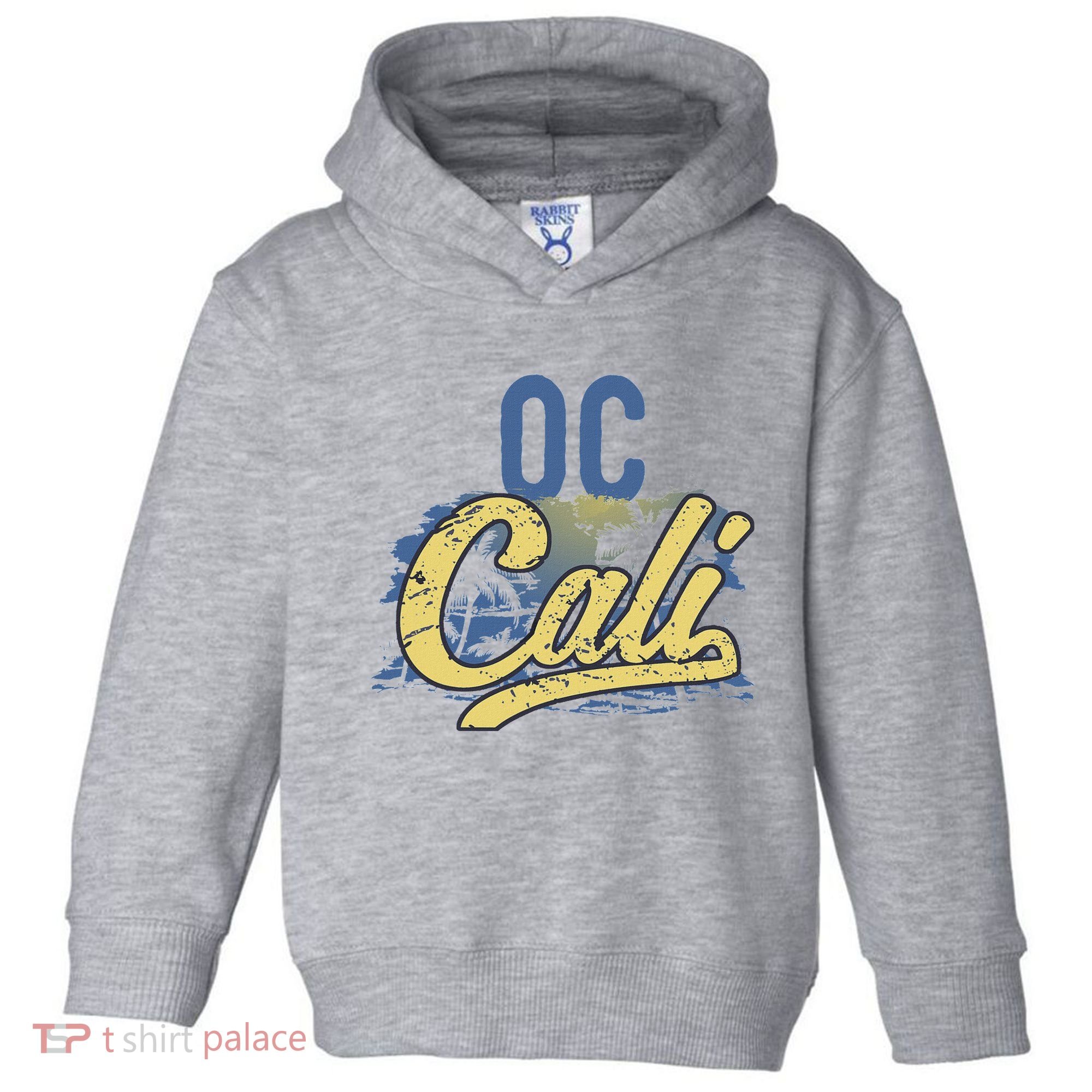 Oc Cali Orange County California Beach Sun Surf Toddler Hoodie