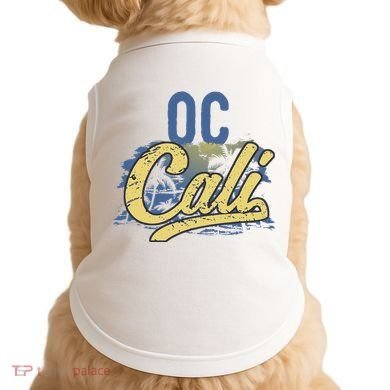 Oc Cali Orange County California Beach Sun Surf Doggie Tank