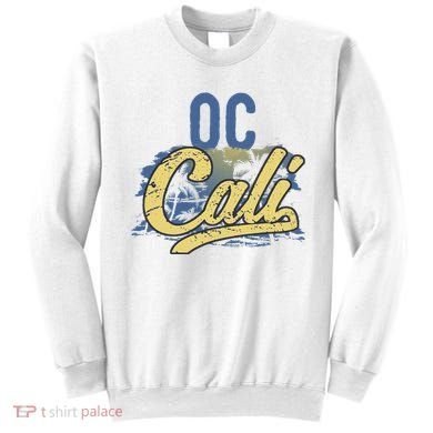 Oc Cali Orange County California Beach Sun Surf Sweatshirt