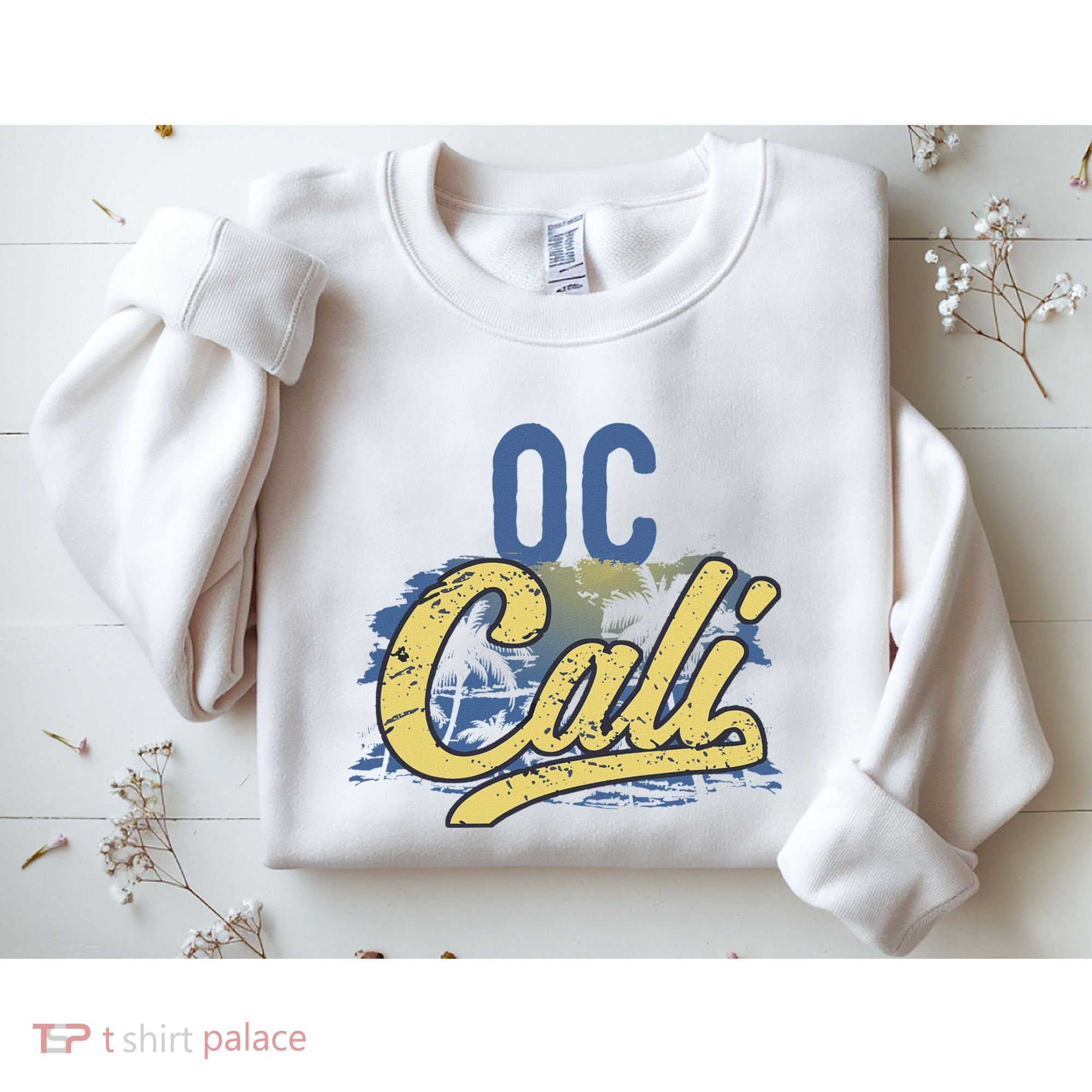 Oc Cali Orange County California Beach Sun Surf Sweatshirt
