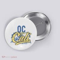 Oc Cali Orange County California Beach Sun Surf Button thumb 0