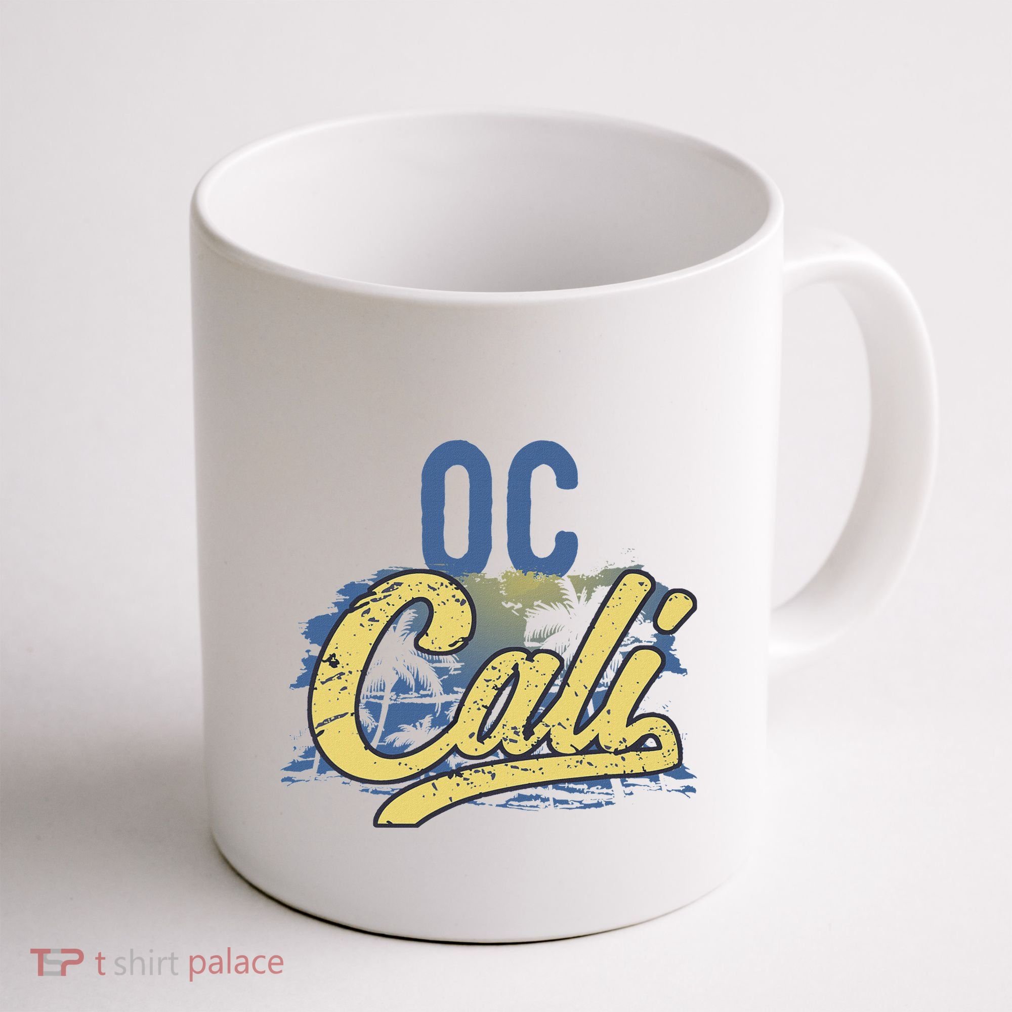 Oc Cali Orange County California Beach Sun Surf Coffee Mug