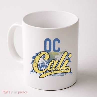 Oc Cali Orange County California Beach Sun Surf Coffee Mug