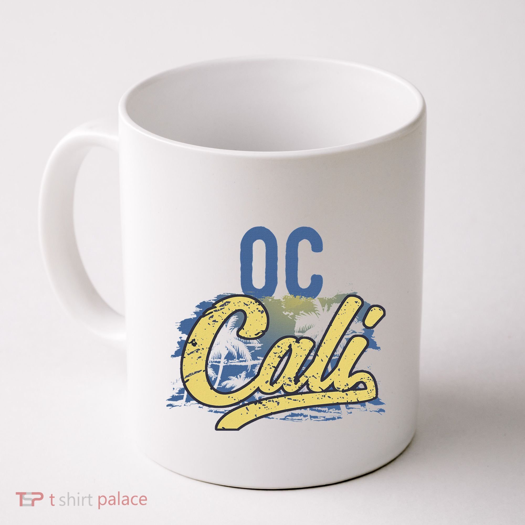 Oc Cali Orange County California Beach Sun Surf Coffee Mug