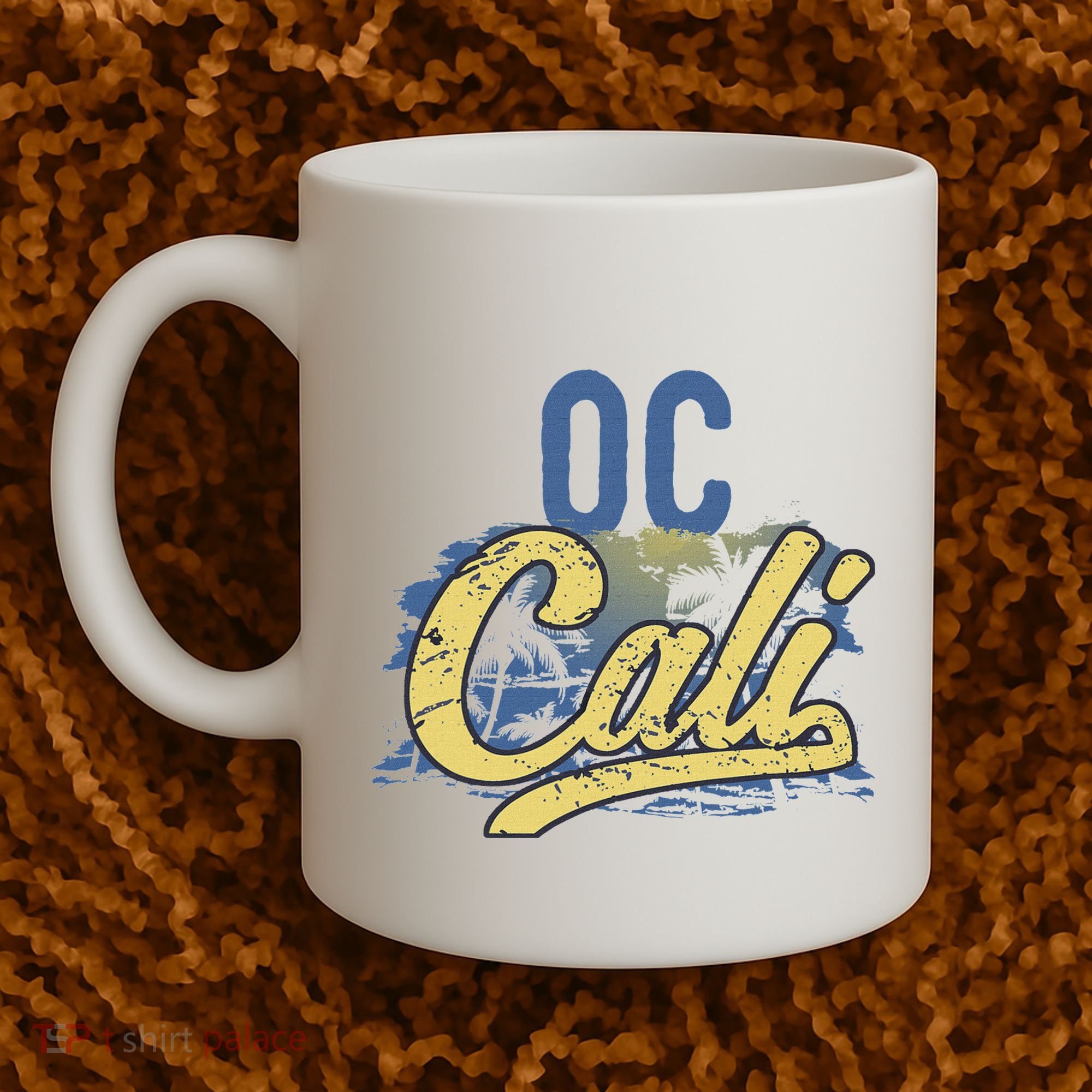 Oc Cali Orange County California Beach Sun Surf Coffee Mug