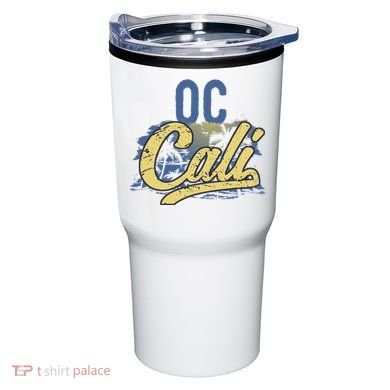Oc Cali Orange County California Beach Sun Surf Tumbler