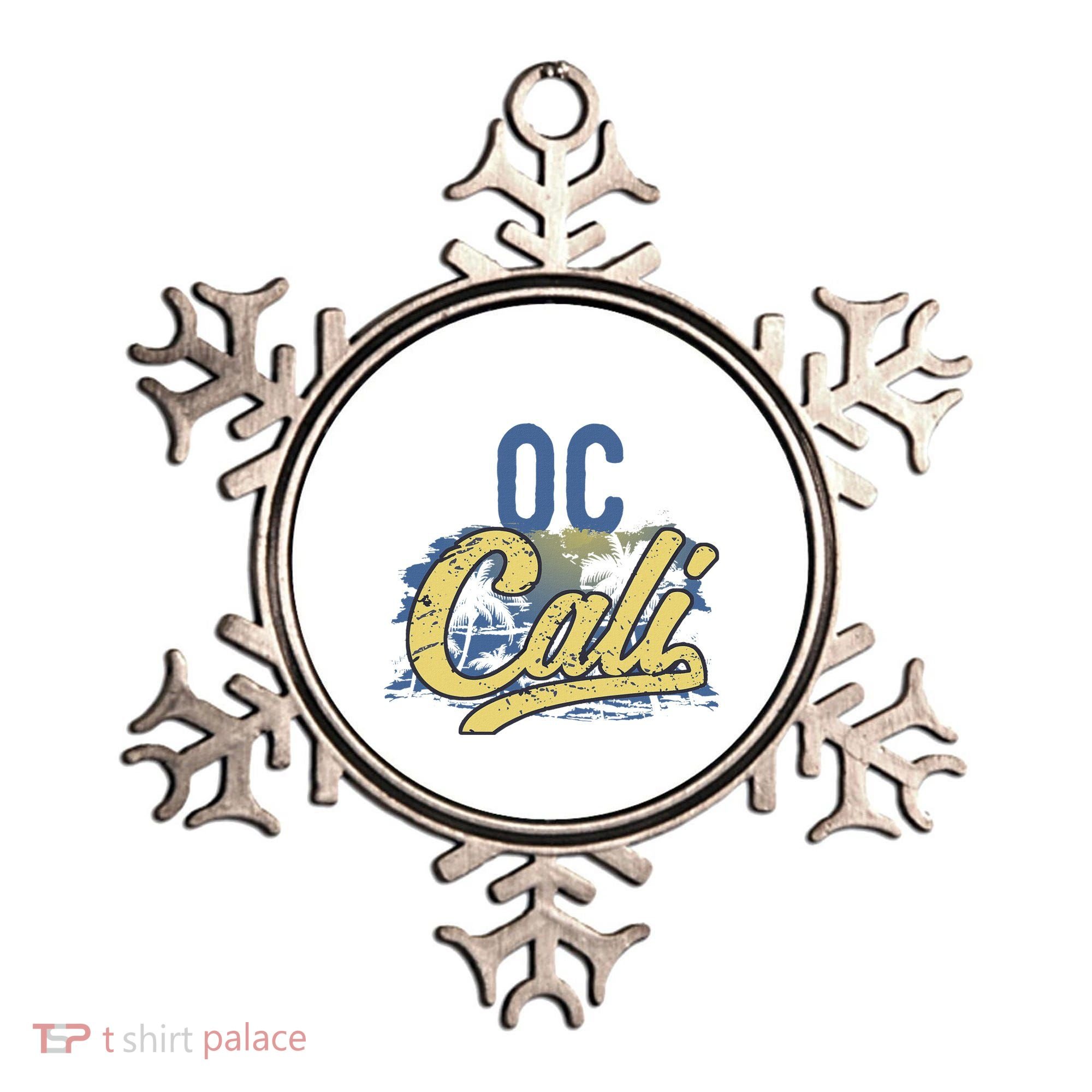 Oc Cali Orange County California Beach Sun Surf Ornament