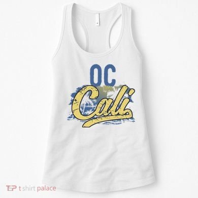Oc Cali Orange County California Beach Sun Surf Women's Tank Top