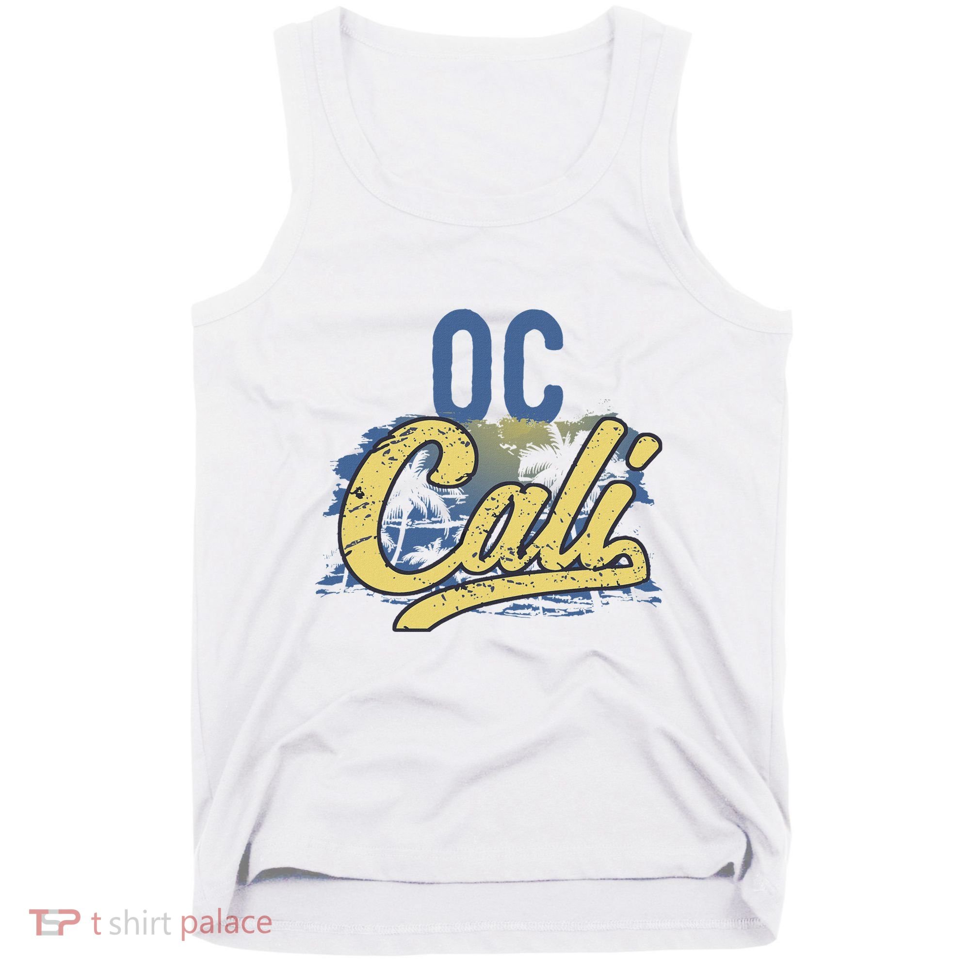 Oc Cali Orange County California Beach Sun Surf Tank Top