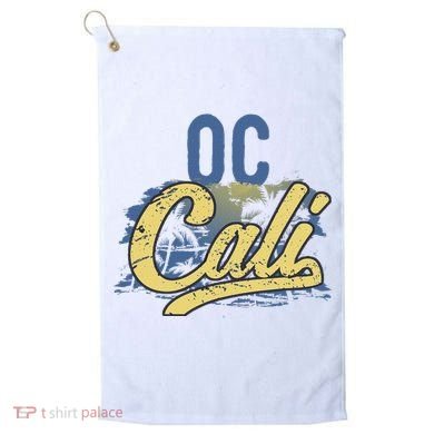 Oc Cali Orange County California Beach Sun Surf Golf Towel