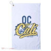 Oc Cali Orange County California Beach Sun Surf Golf Towel thumb 0