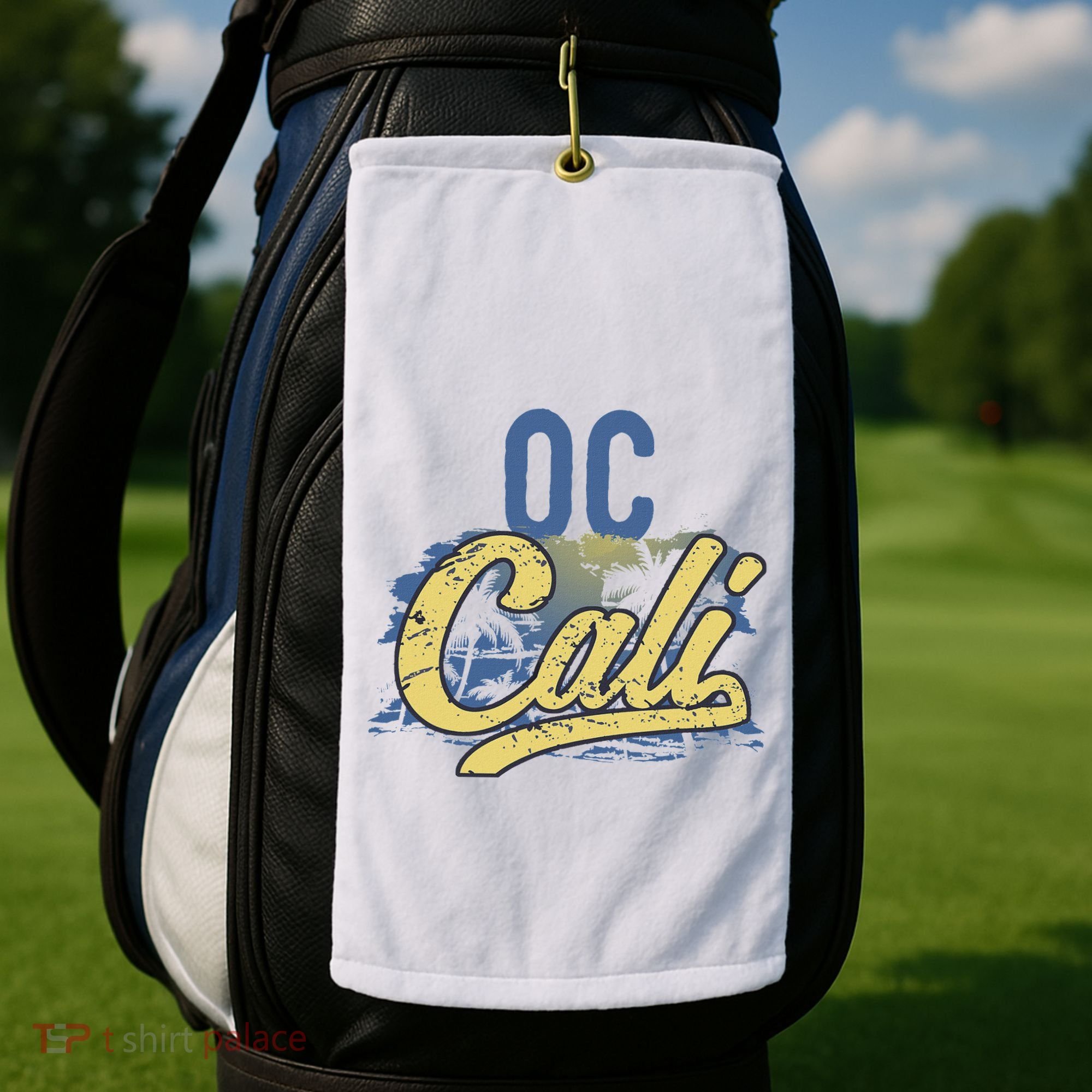 Oc Cali Orange County California Beach Sun Surf Golf Towel