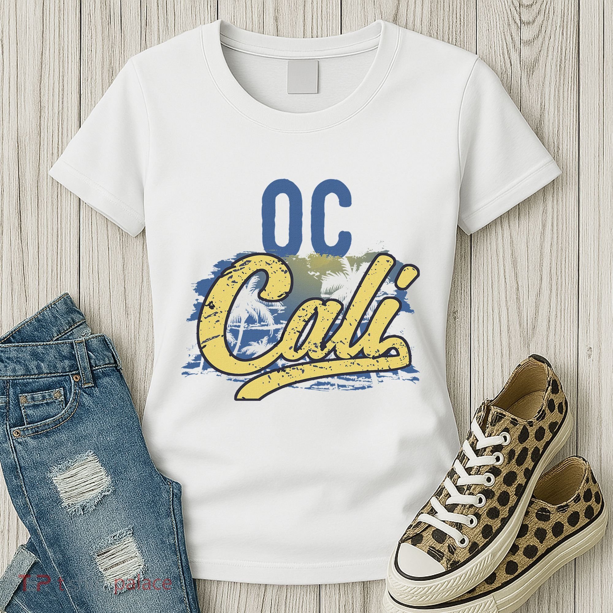Oc Cali Orange County California Beach Sun Surf Women's T-Shirt