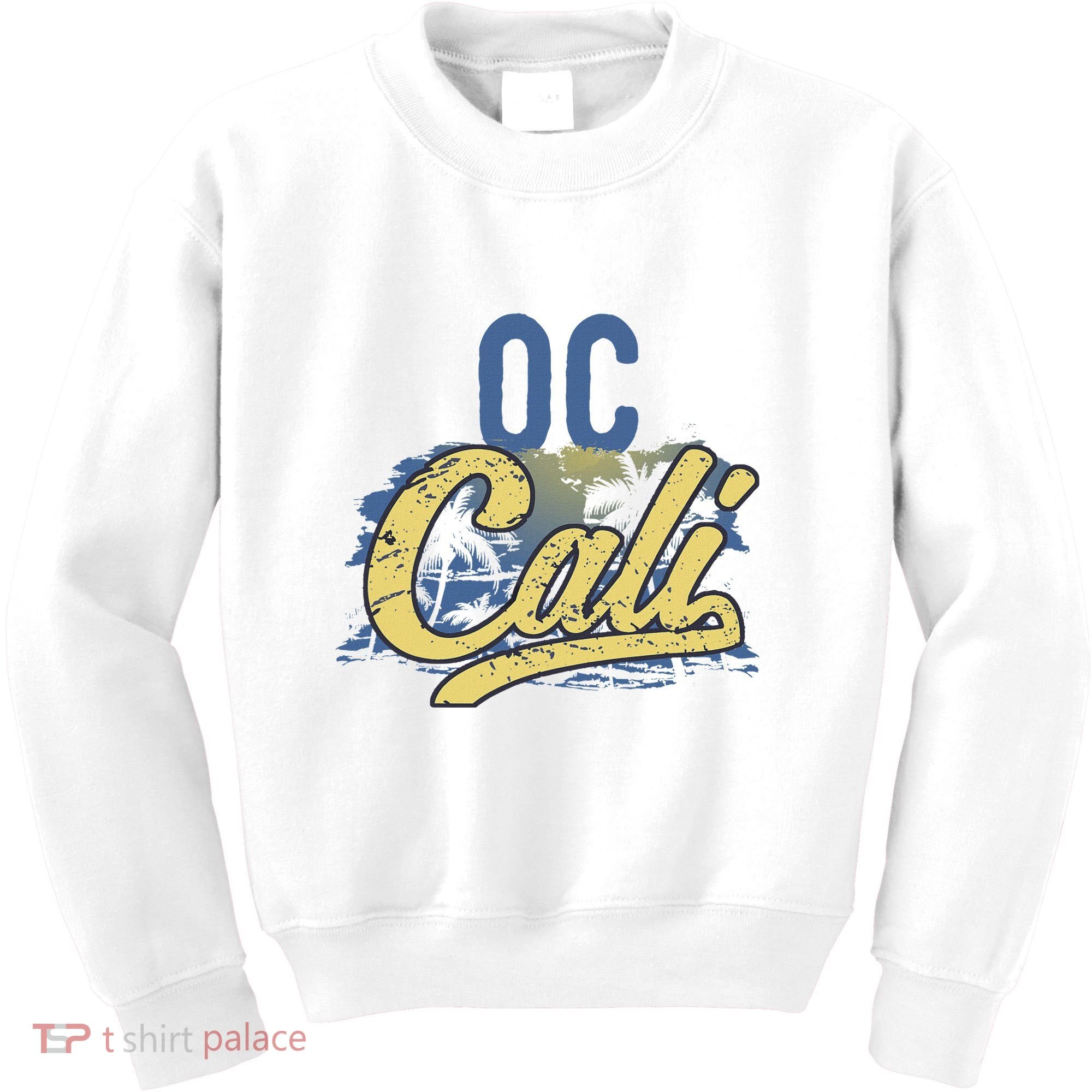 Oc Cali Orange County California Beach Sun Surf Kids Sweatshirt