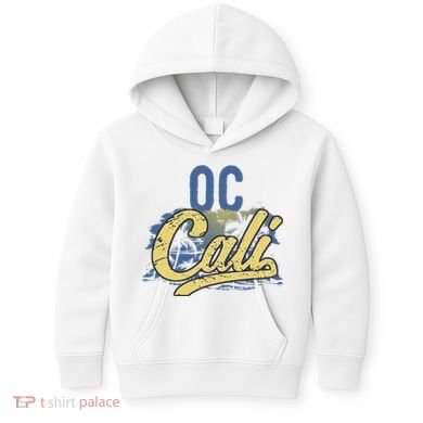 Oc Cali Orange County California Beach Sun Surf Kids Hoodie