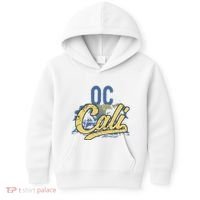 Oc Cali Orange County California Beach Sun Surf Kids Hoodie thumb 0