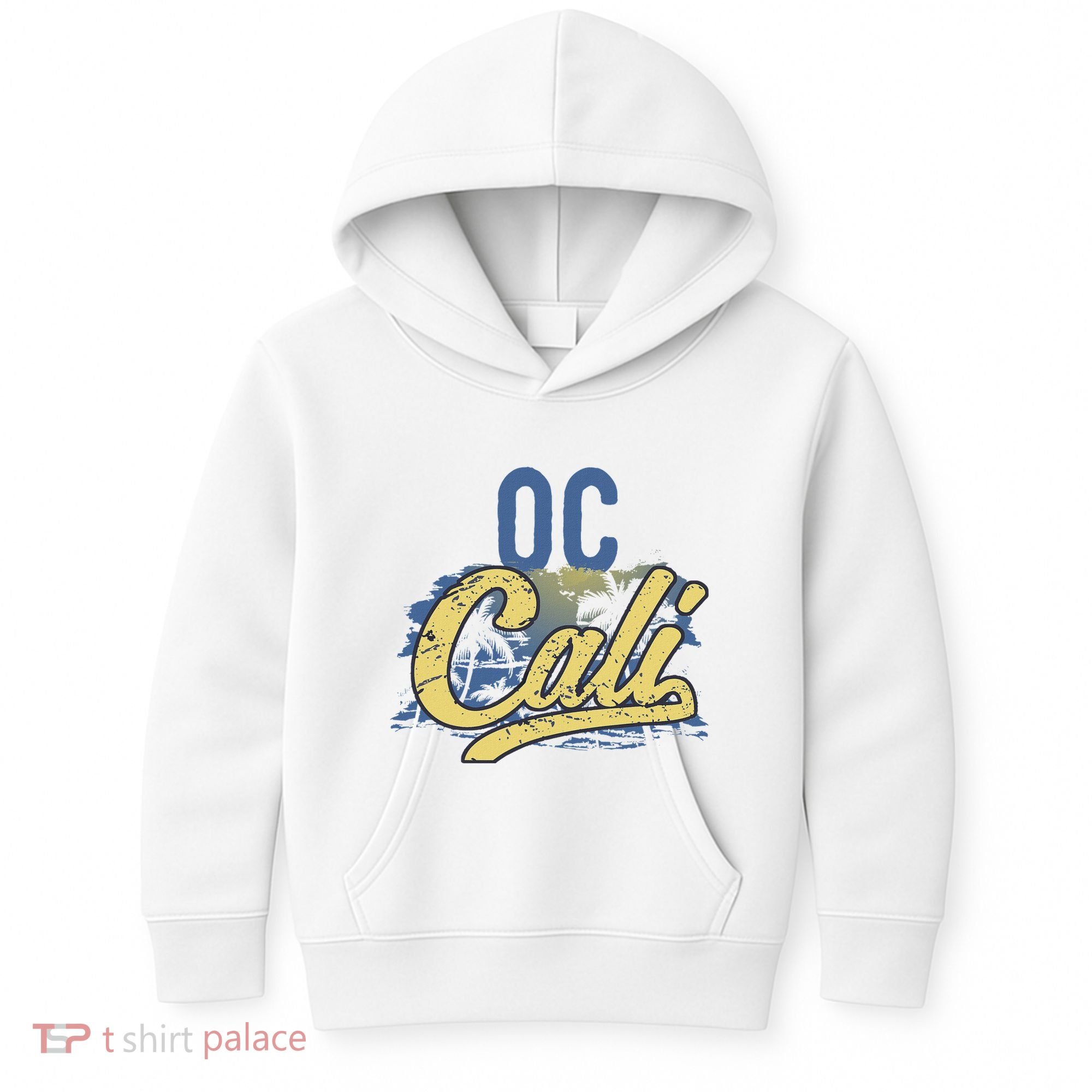 Oc Cali Orange County California Beach Sun Surf Kids Hoodie