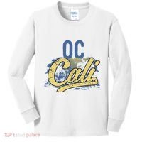 Oc Cali Orange County California Beach Sun Surf Kids Long Sleeve Shirt thumb 0