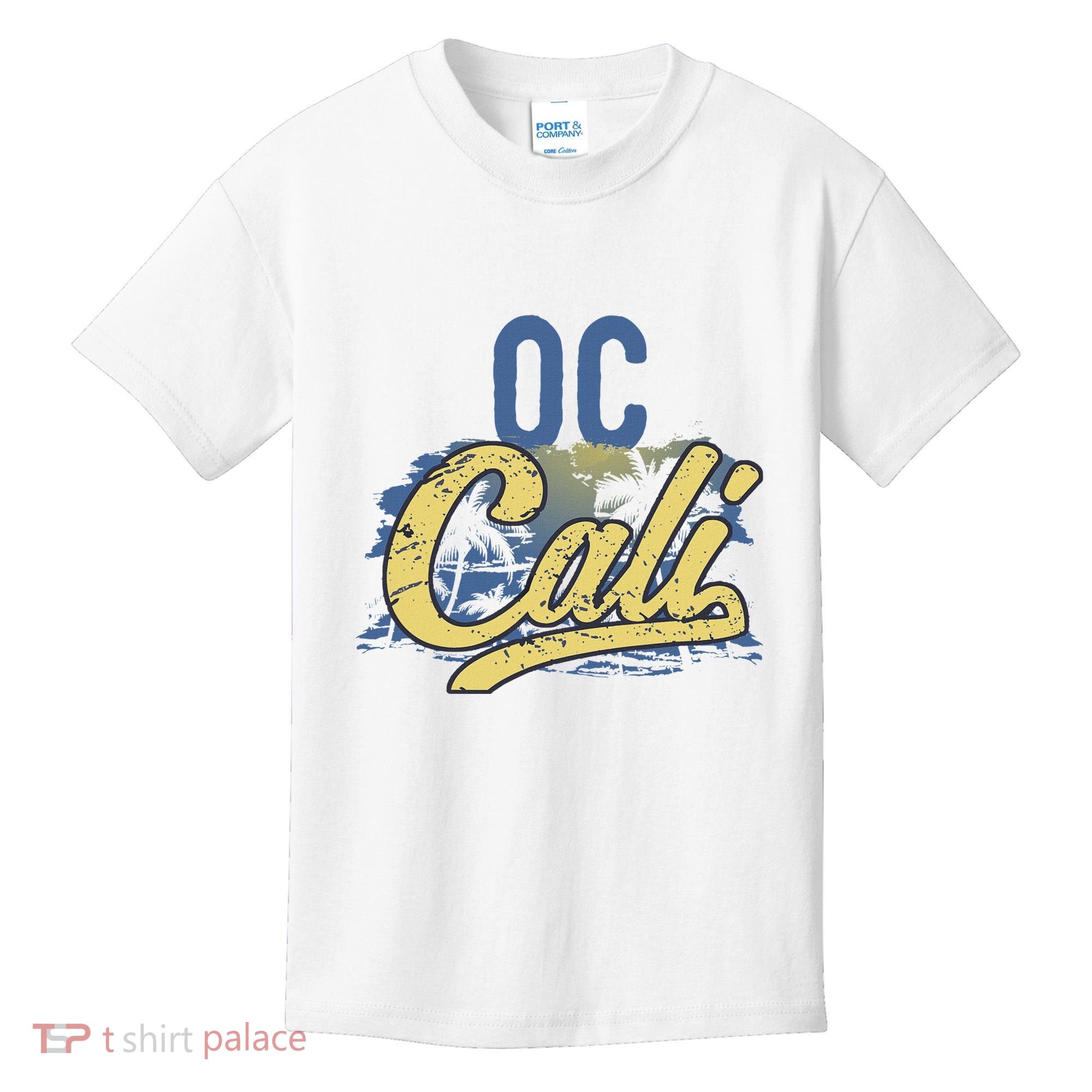 Oc Cali Orange County California Beach Sun Surf Kids T-Shirt
