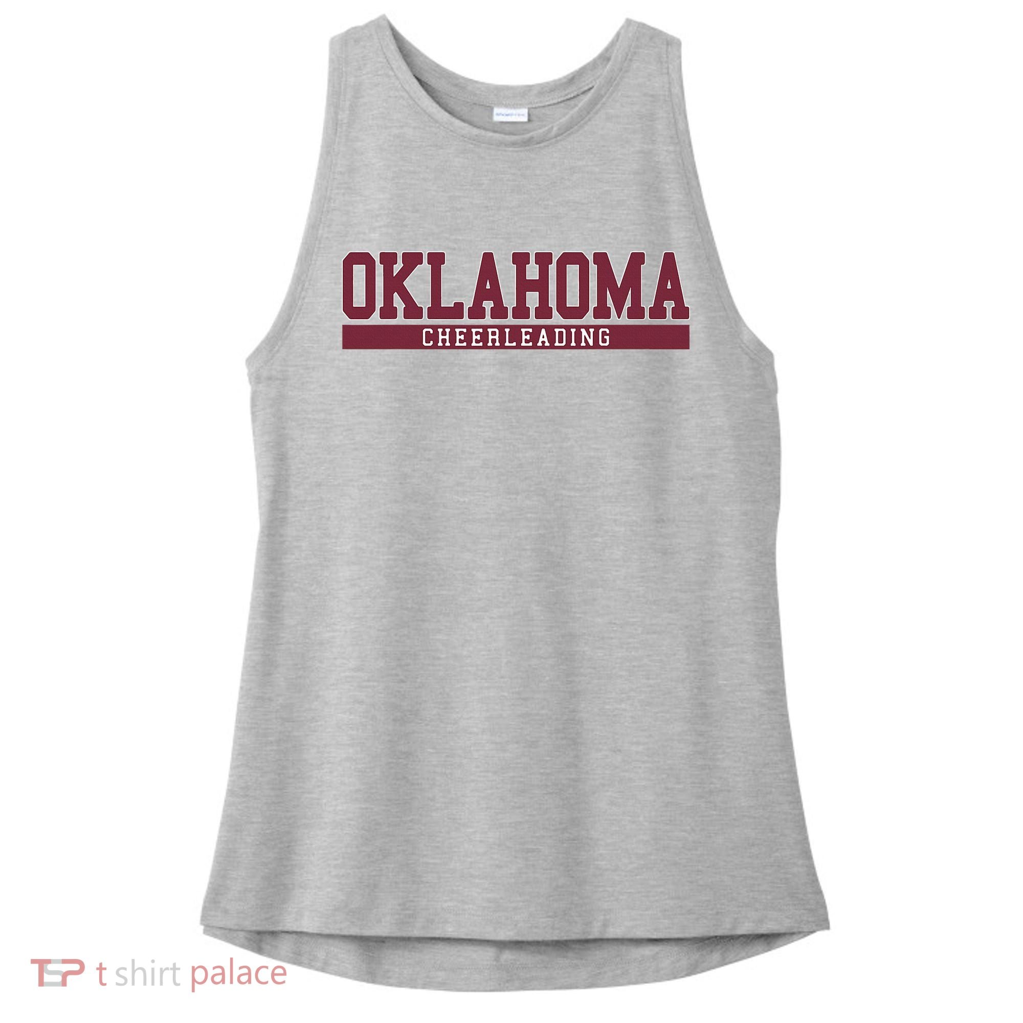 Oklahoma Cheerleading Ladies PosiCharge Tri-Blend Wicking Tank