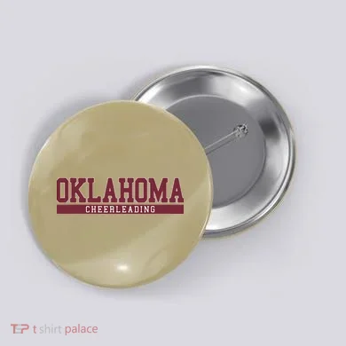 Oklahoma Cheerleading Button